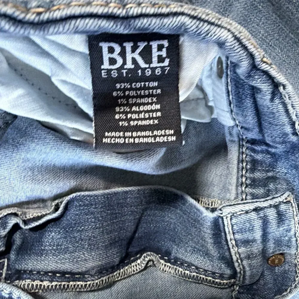 Y2K Buckle BKE Jake 42x32 Jeans Western Cowboy Grunge Straight Distressed Denim